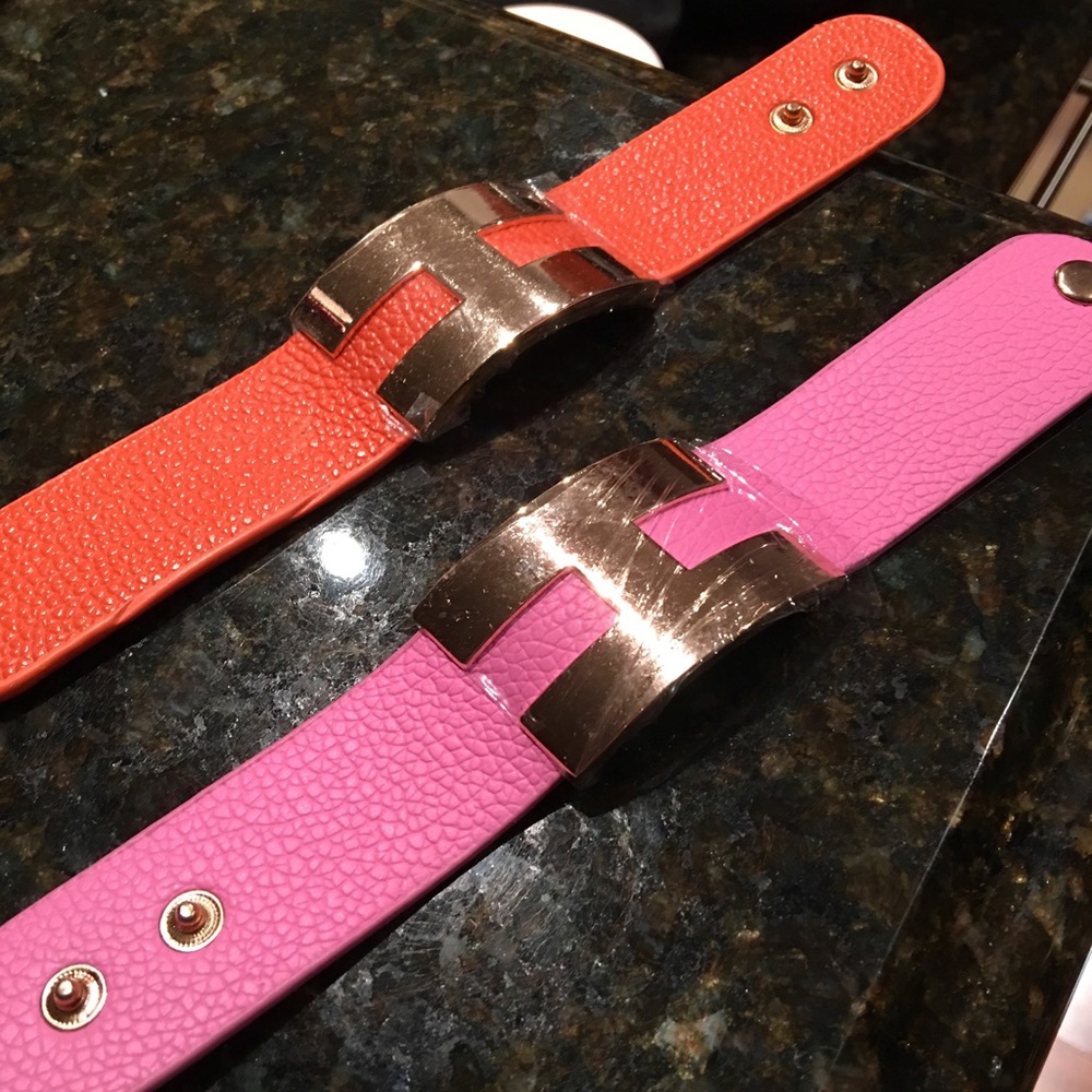 Leatherette cuff bracelet! - Picture 2 of 2